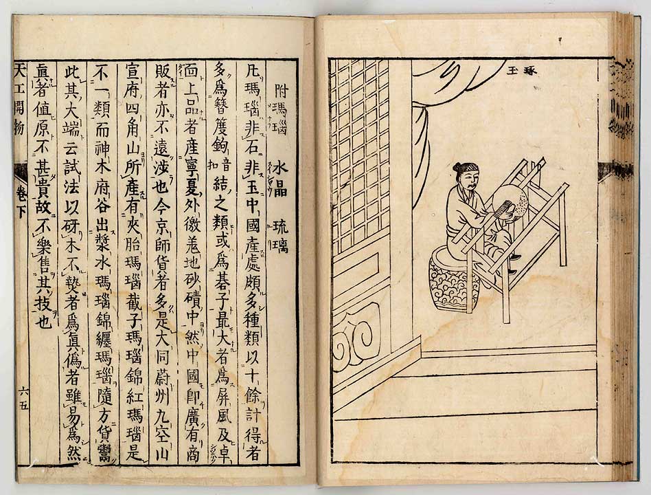 中国17世纪的工艺百科全书(明代宋应星的天工开物)
