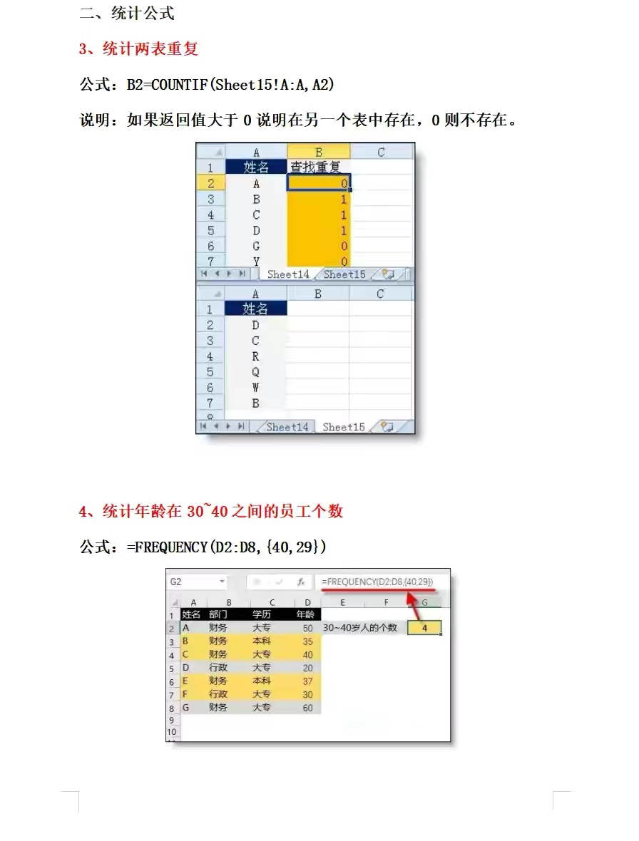 财务人必备：32个Excel函数公式大全！图文详解，可直接拿走套用
