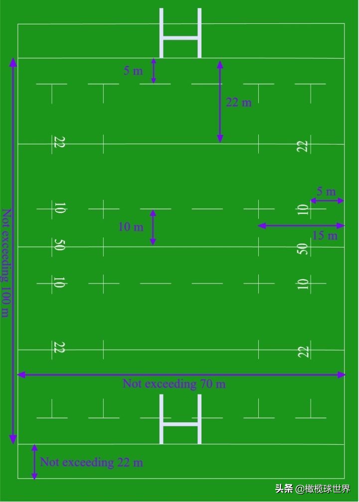 橄榄球球场示意图图片