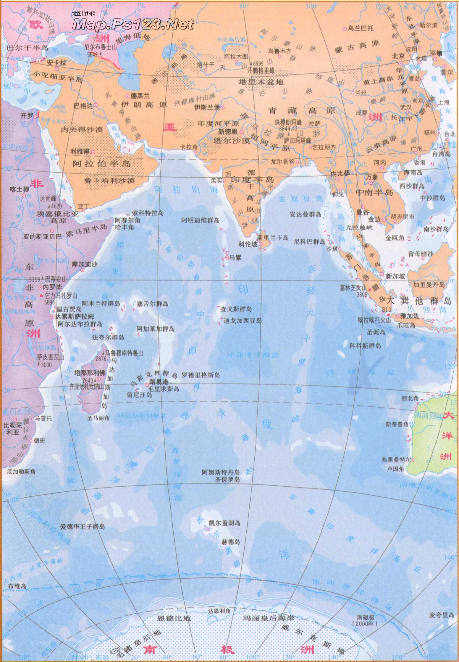 几大洲几大洋,几大洲几大洋是指哪些