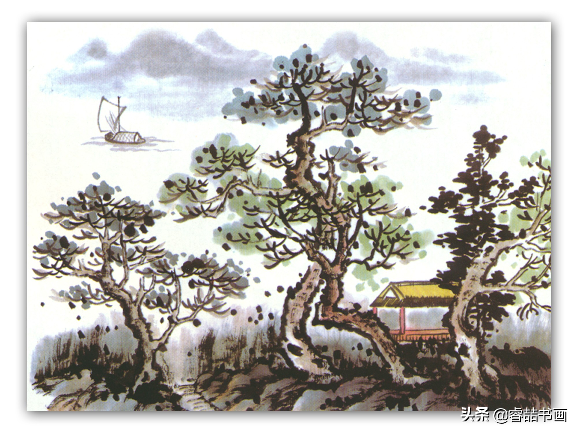 写意树法之鹿角法