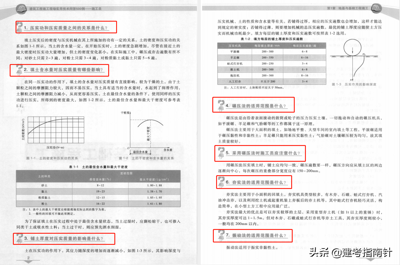 一线人员经验总结！房建施工专业技术问答500例，问答方式更方便