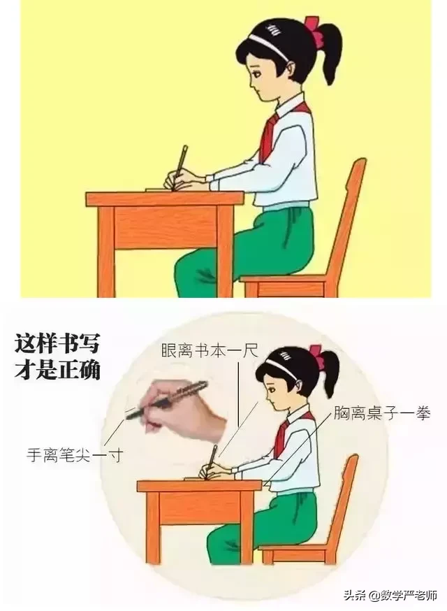 正确规范握笔姿势一图看懂!开学前知道还不晚