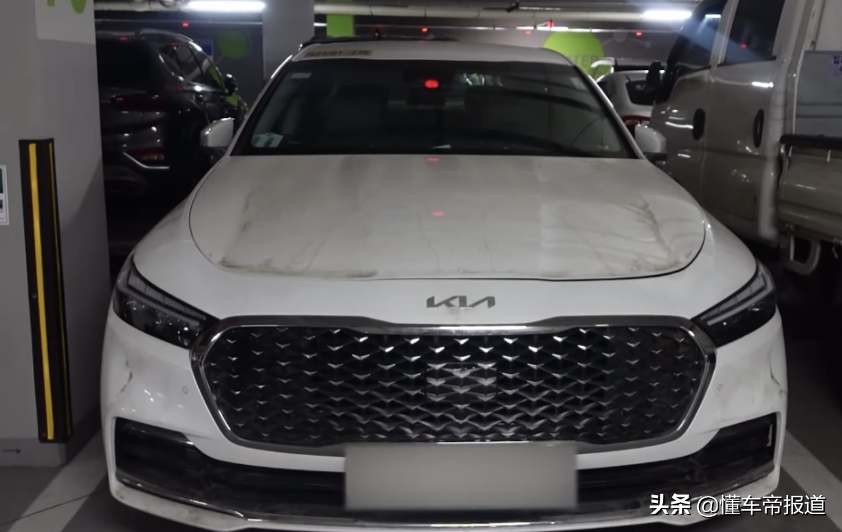 新车 | 定位起亚旗舰轿车，新款K9实车抢先看，新外观你接受吗？