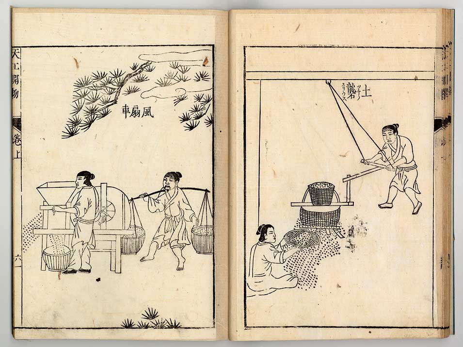 中国17世纪的工艺百科全书(明代宋应星的天工开物)