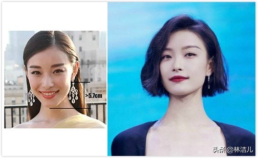 刘亦菲的狼尾短发太惊艳，倪妮的一刀切撩人，剪短发可不止看脸型