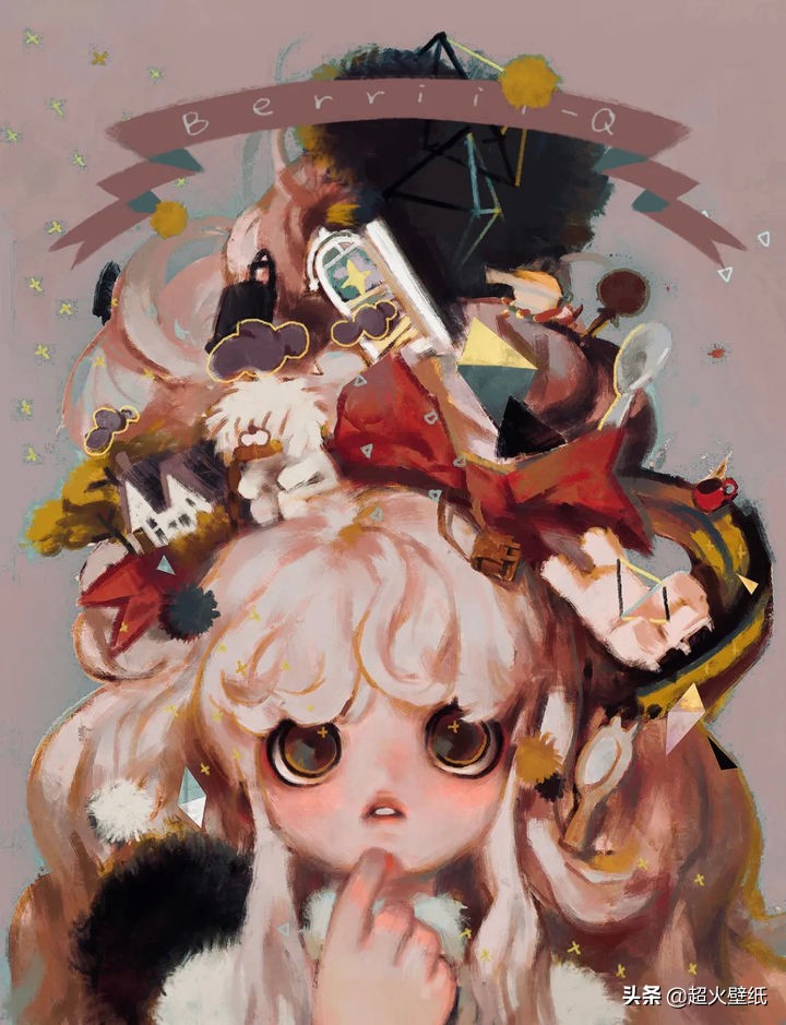 画风非常可爱的画师~血槽已空