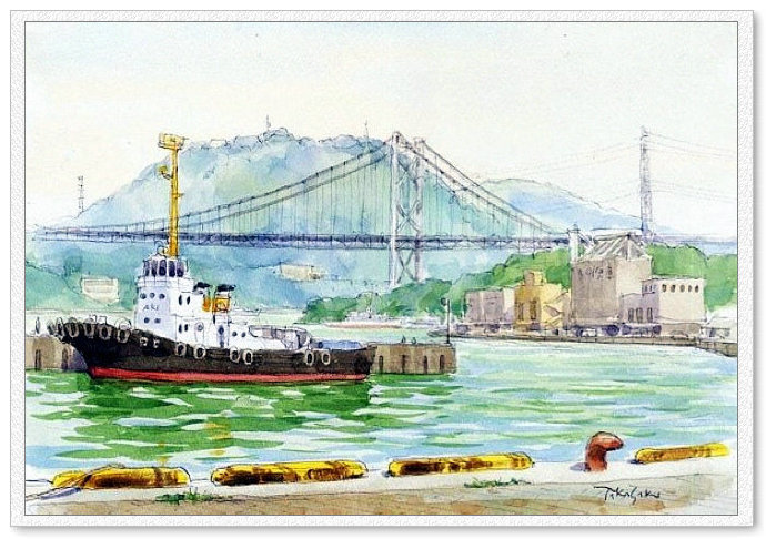 东亚风情 -- 高崎尚昭水彩画