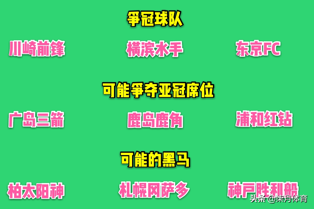 日本职业足球联赛(日本职业联赛解读，新赛季日职联球队实力定位以及预判)