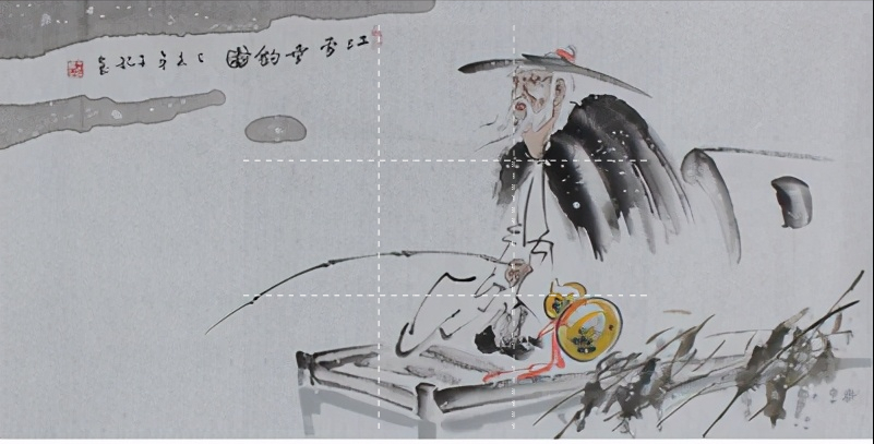 轩钓茗:国画《李冰钓鱼图》中的故事