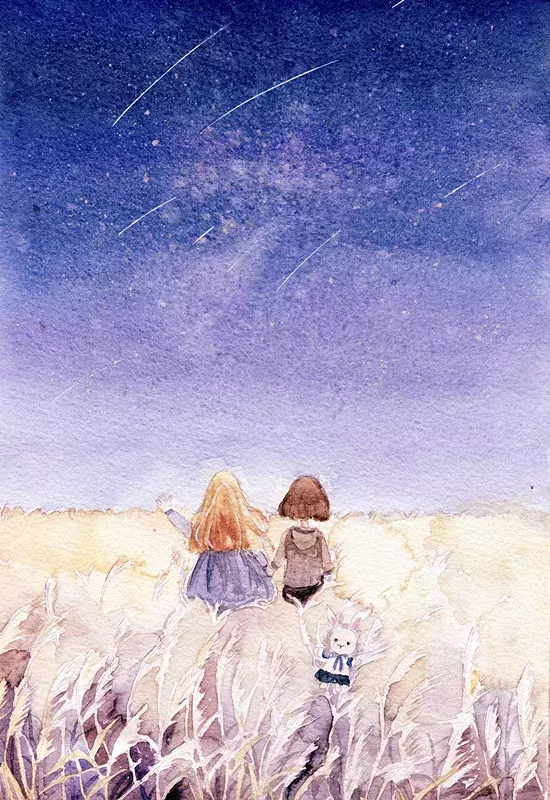 镜花水月，插画师用一支水彩笔画出一个梦想王国！