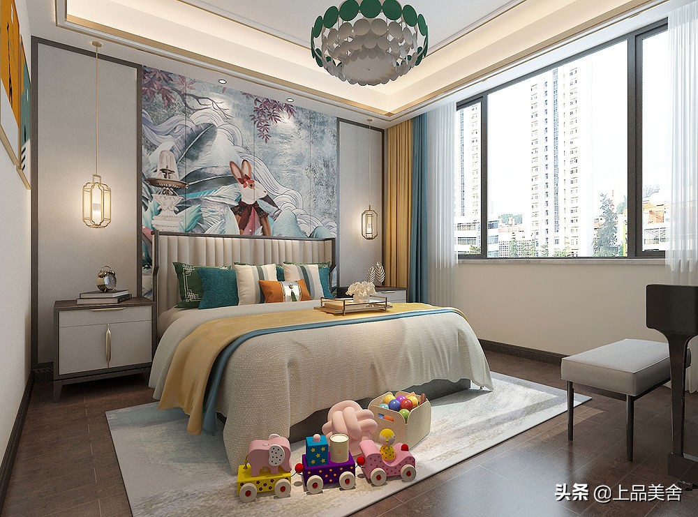 语文老师的中式风格装修，384平米四层别墅，全屋文化气息浓厚