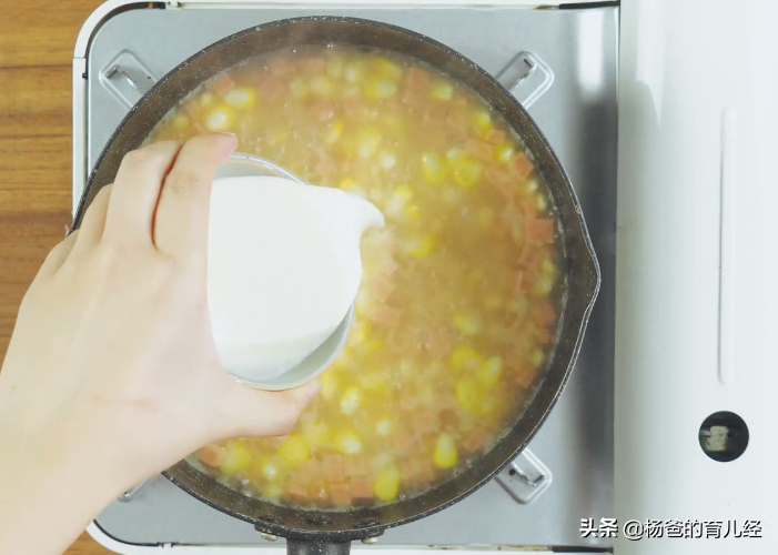 火腿玉米濃湯,火腿玉米濃湯的做法