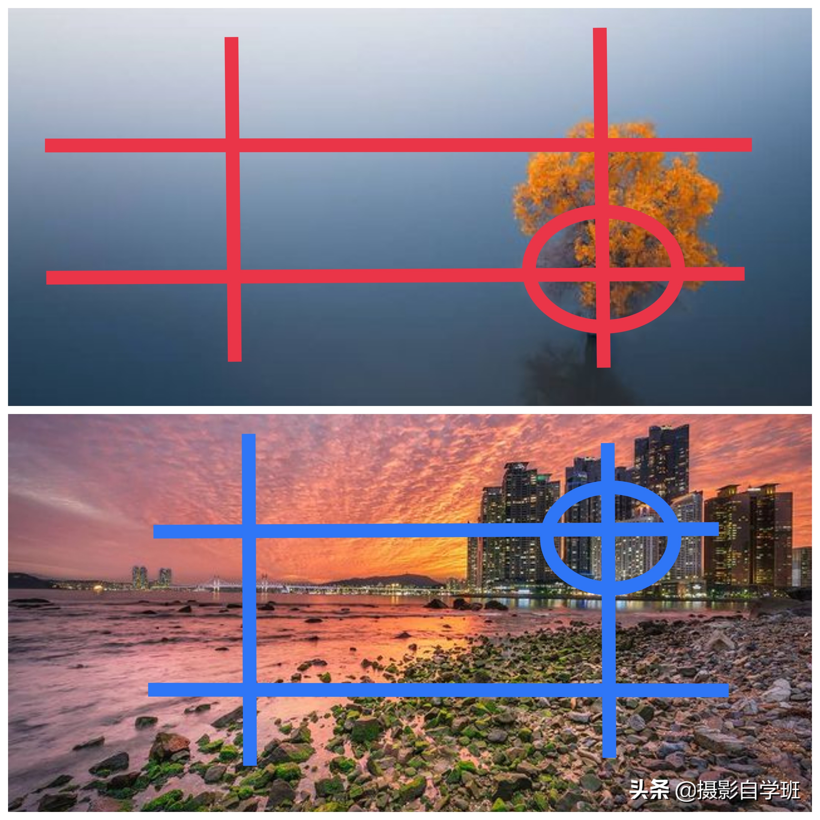 风光摄影10大构图技巧,会用构图,照片更容易好看