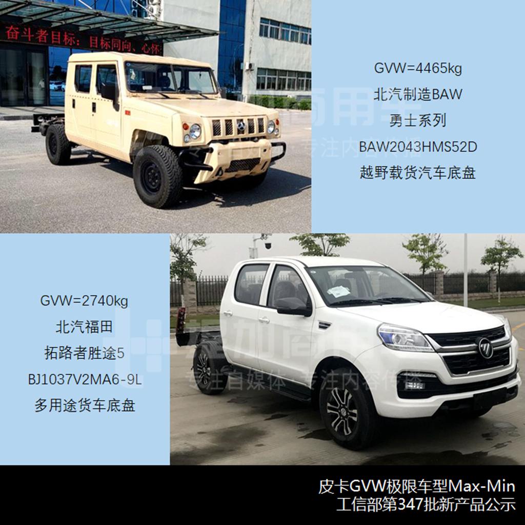 江淮德沃斯中卡推新外观，工信部第347批N类货车新品公示概述