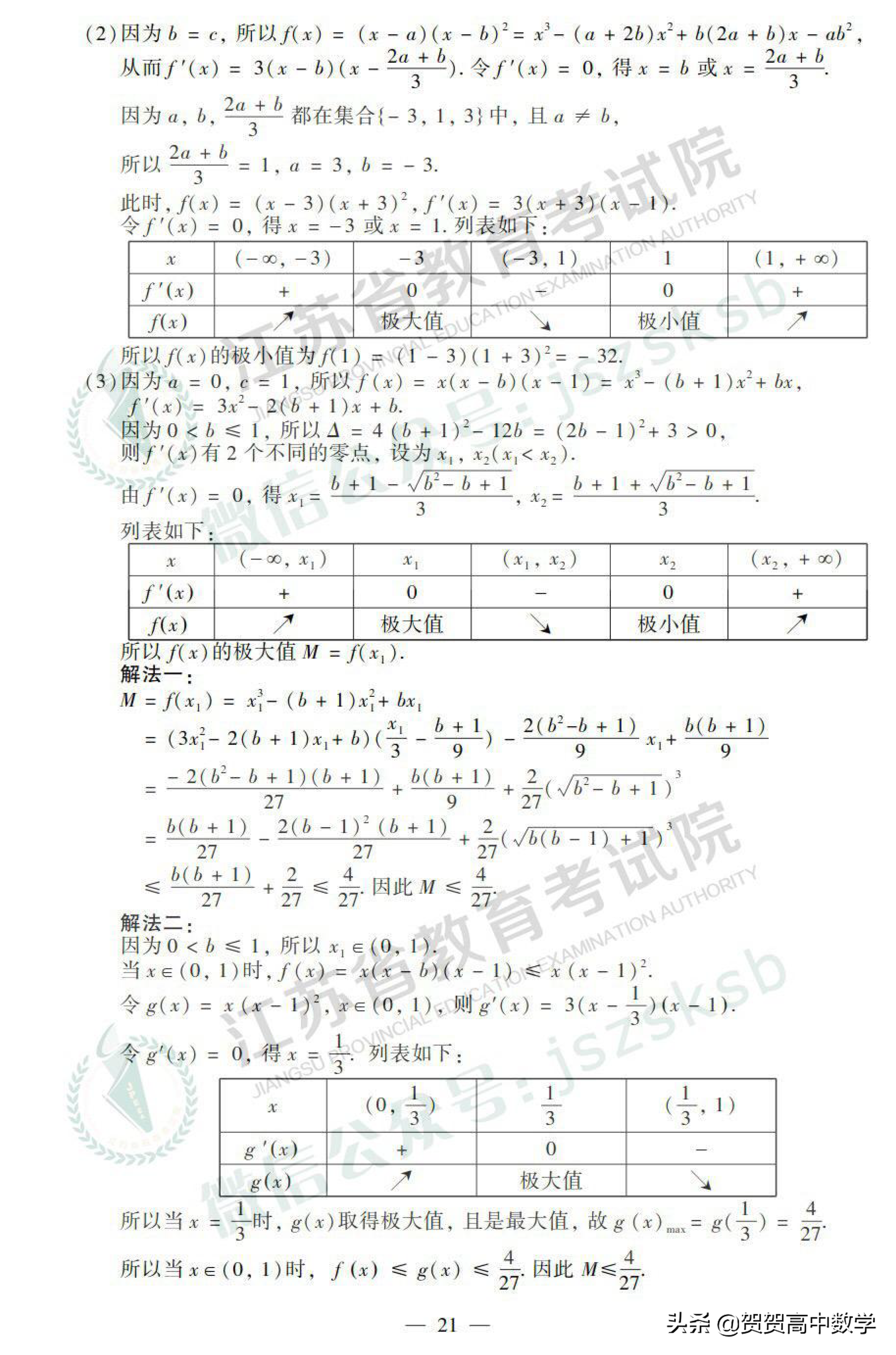 2019江苏省高考数学官方参考答案