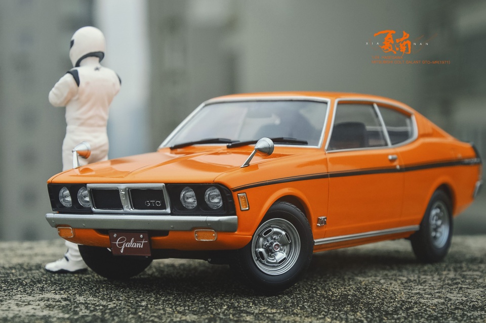 模玩秀：长谷川 1:24 三菱Colt Galant1971