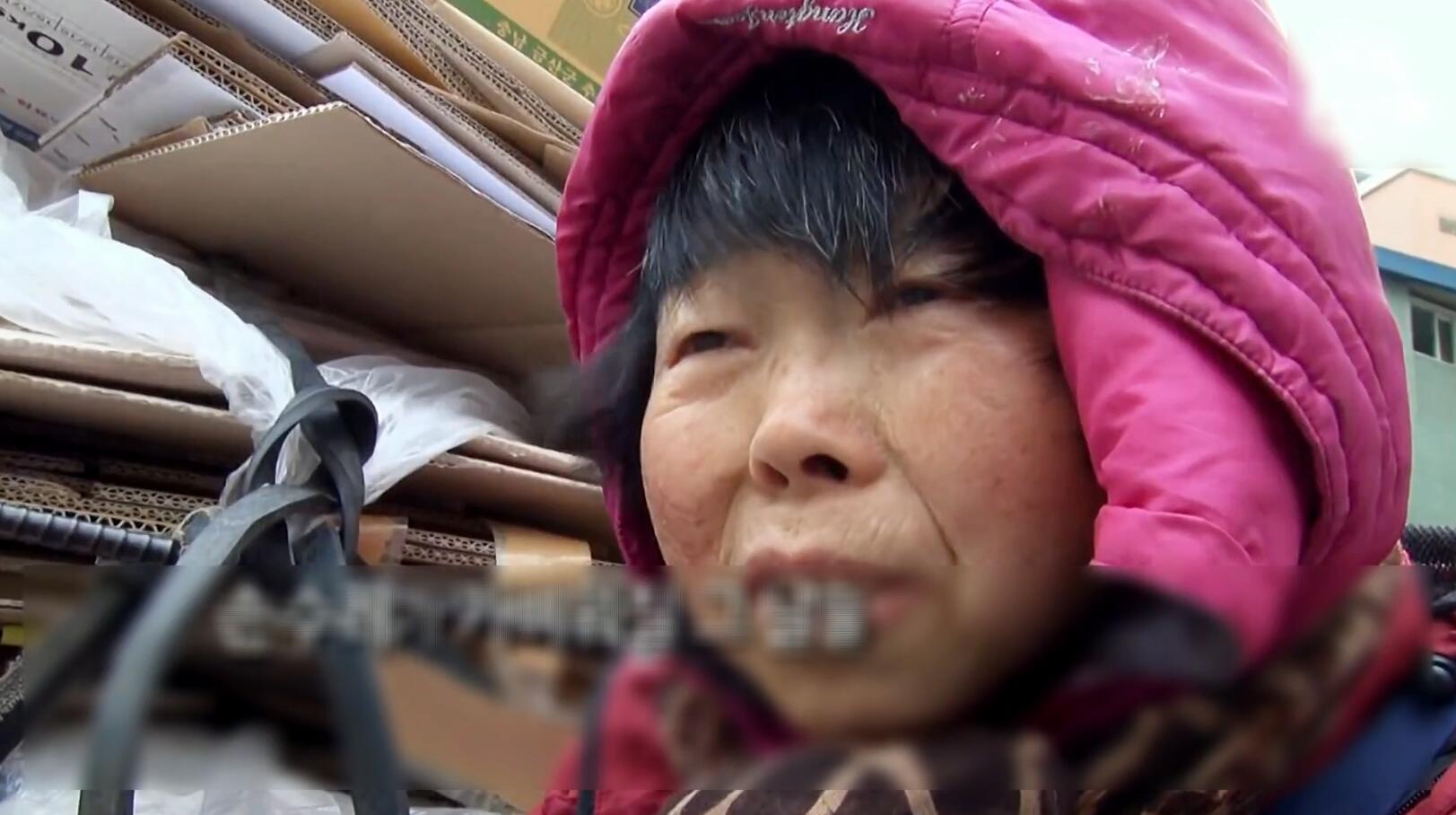 韩国捡垃圾的怪阿姨，每天工作17个小时持续20年，原因令人心酸