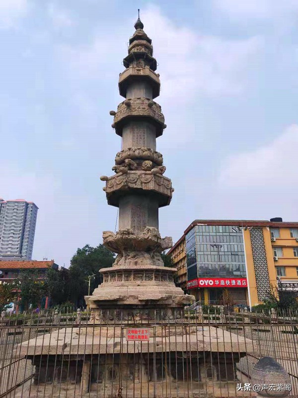 17年前，冯骥才先生参观了赵州陀罗尼经幢，因何说这座塔能写部书
