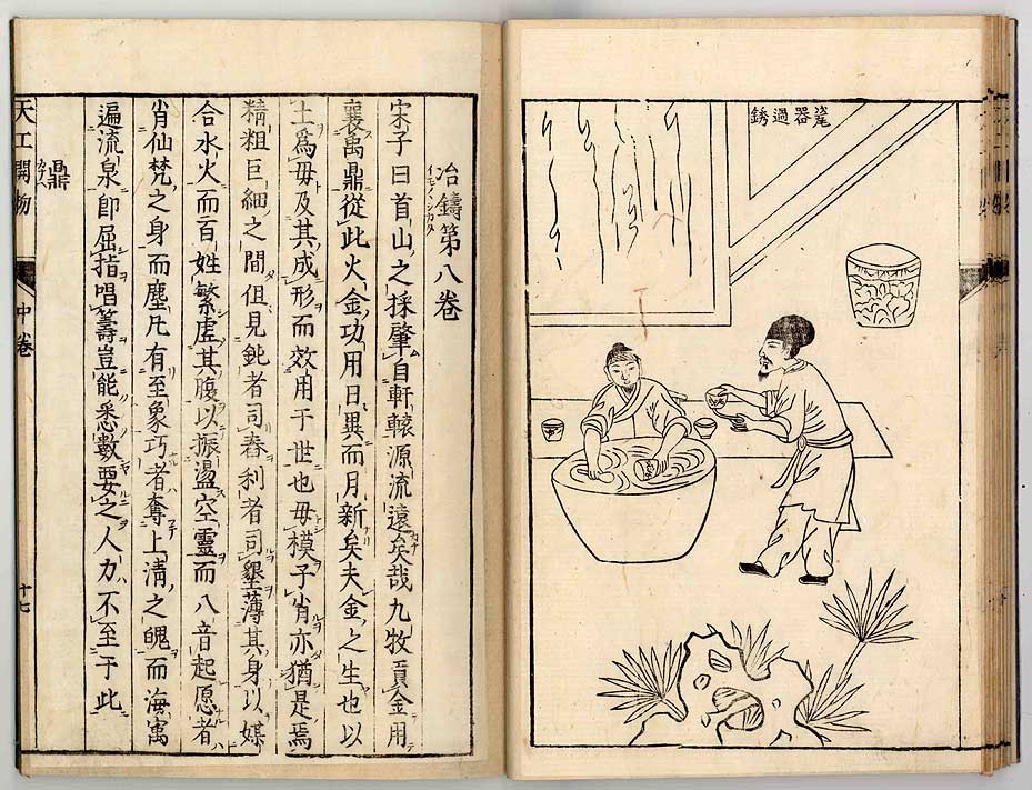中国17世纪的工艺百科全书(明代宋应星的天工开物)