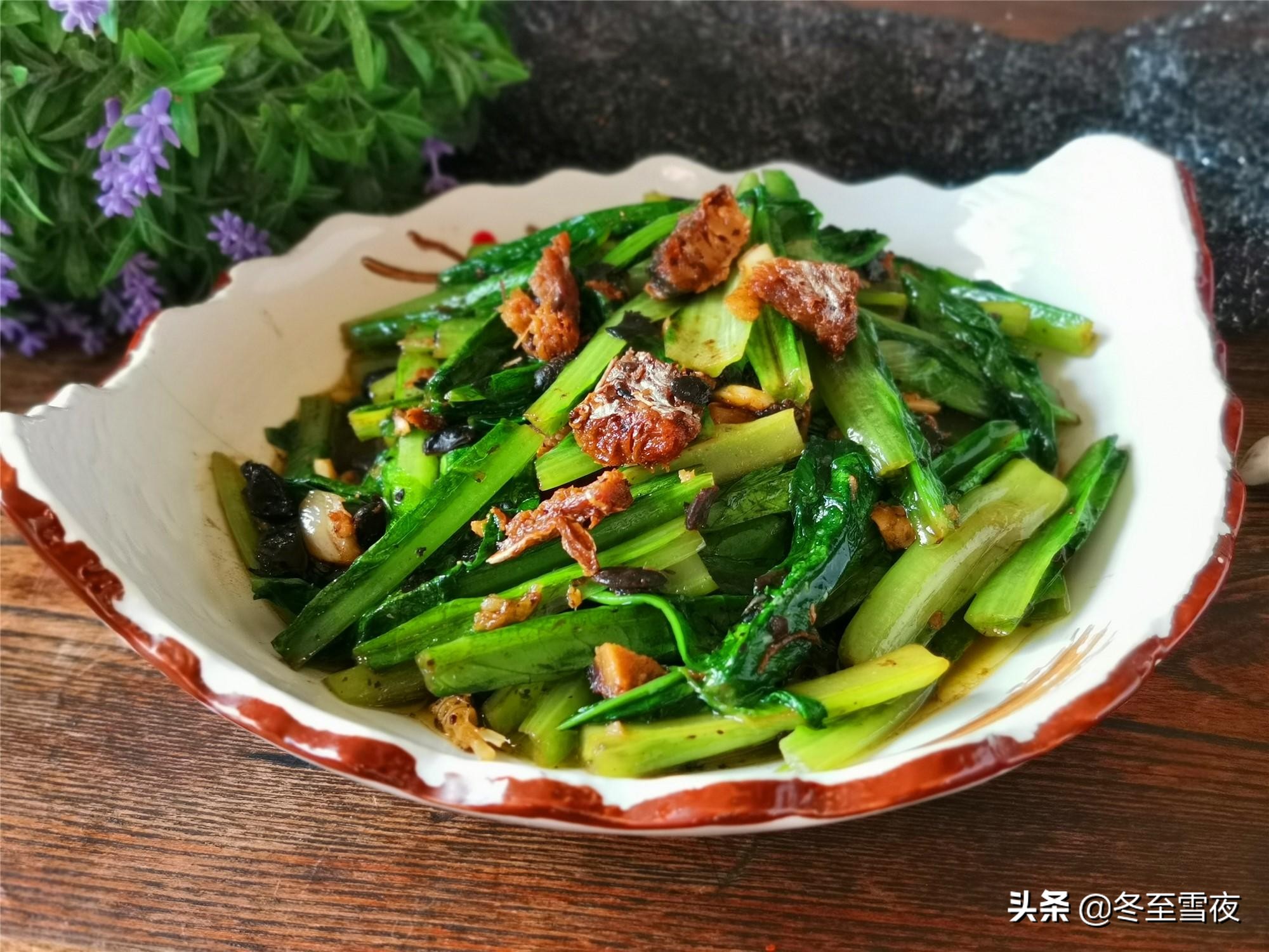 豆豉鲮鱼油麦菜的做法大全（家常豆豉鲮鱼油麦菜步骤窍门）