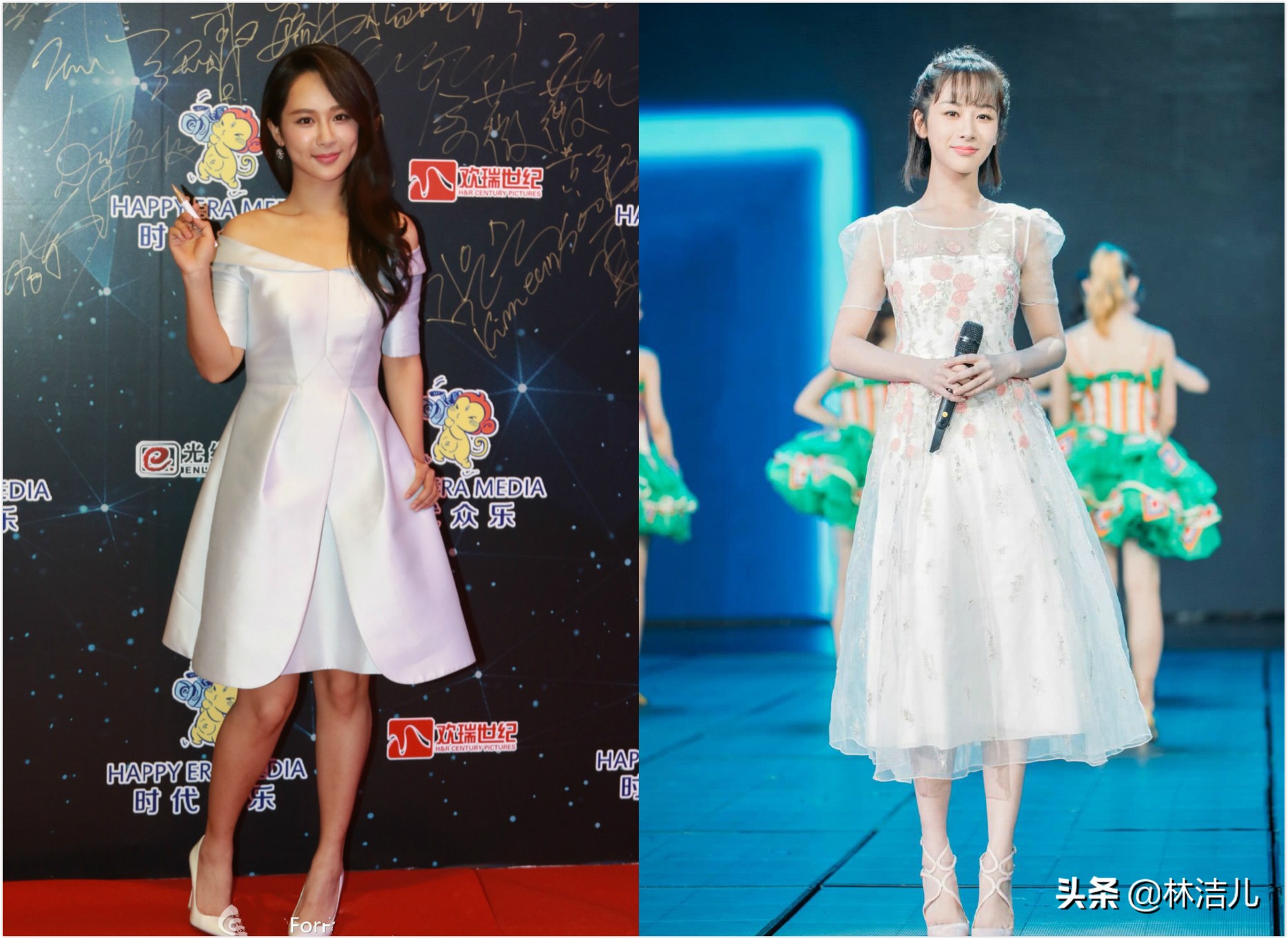 刘亦菲的狼尾短发太惊艳，倪妮的一刀切撩人，剪短发可不止看脸型