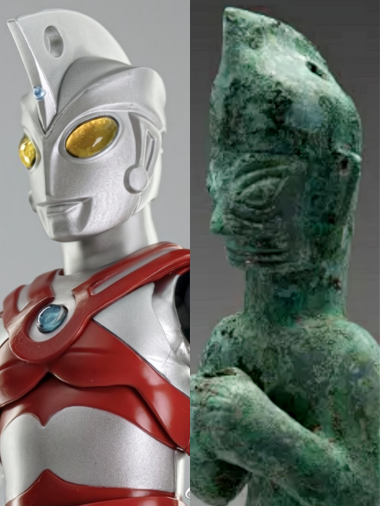 三星堆出土了“奥特曼”？网友建议找找神光棒，圆谷还不如实招来