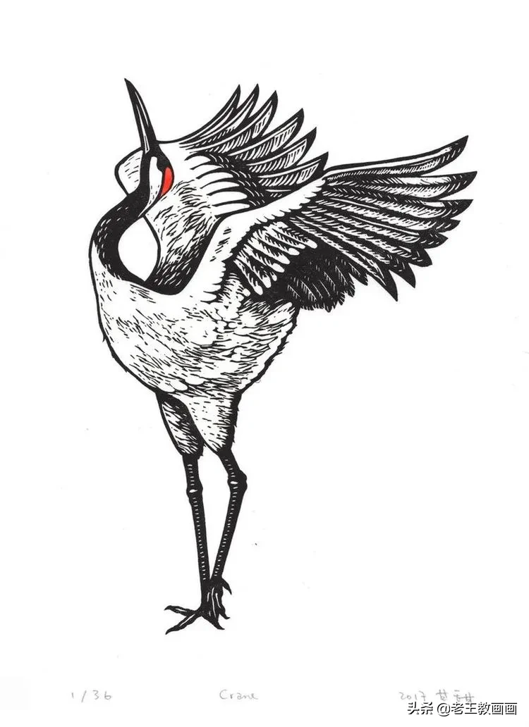 传统仙鹤纹样,仙鹤素材资料