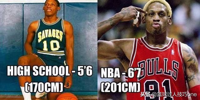 高个子球员有哪些nba(乔丹一年长高17CM！他用了什么方法？盘点NBA那些身高猛涨的球员)