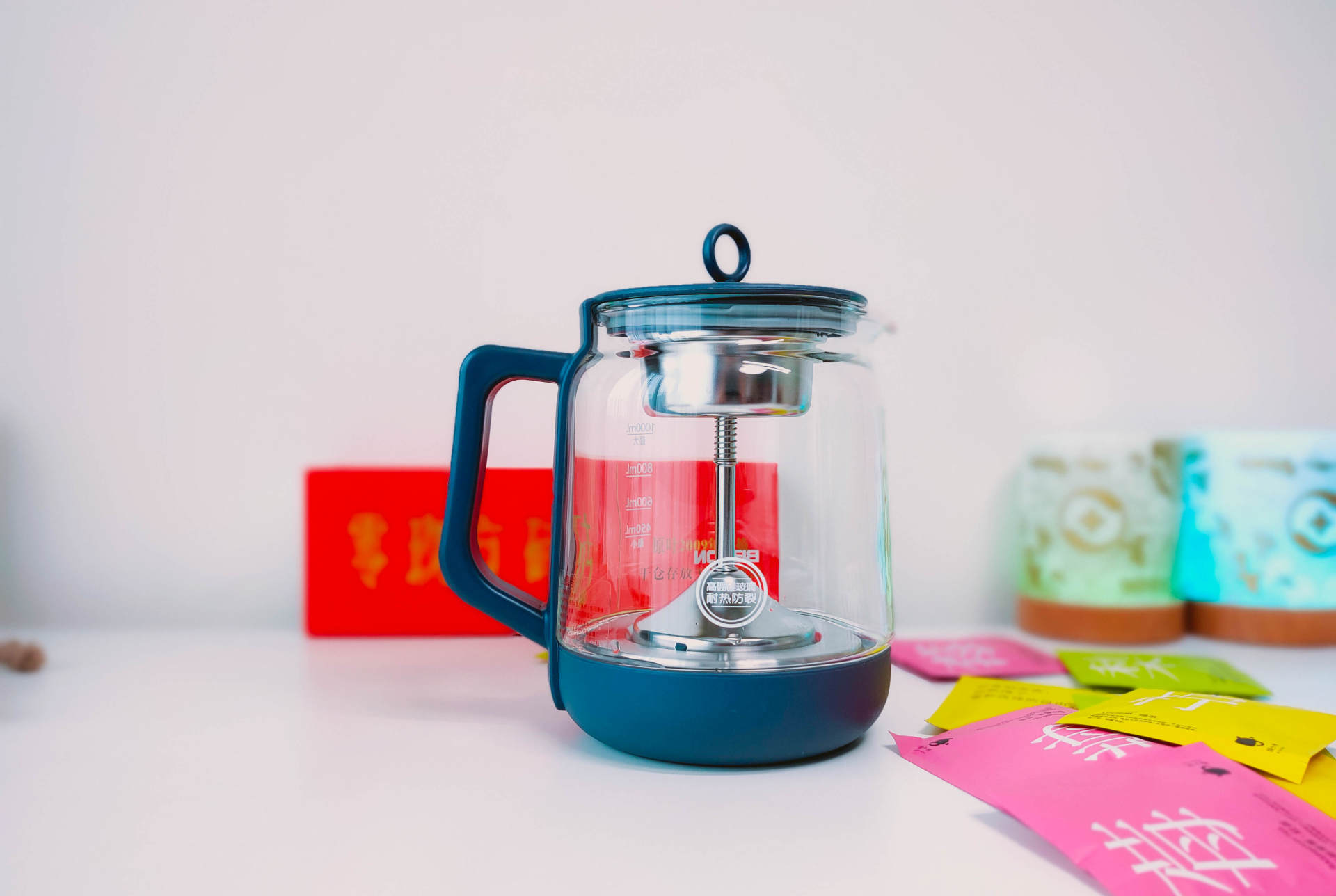 永不担心煮茶过度，贝贝康煮茶器深度体验：蒸汽喷淋+兼做养生壶