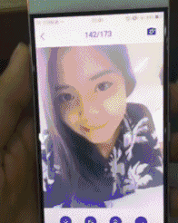 性感诱惑的内涵美女GIF图片：咬嘴唇的妹子，让人无法抵抗！