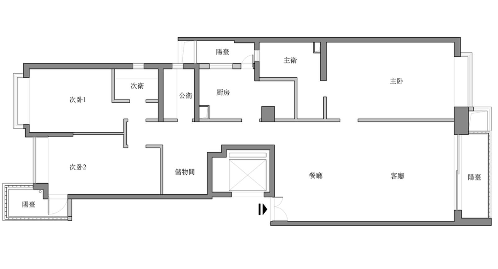 当大平层遇到低饱和度色彩会怎样？她200㎡新家，一进门就很大气