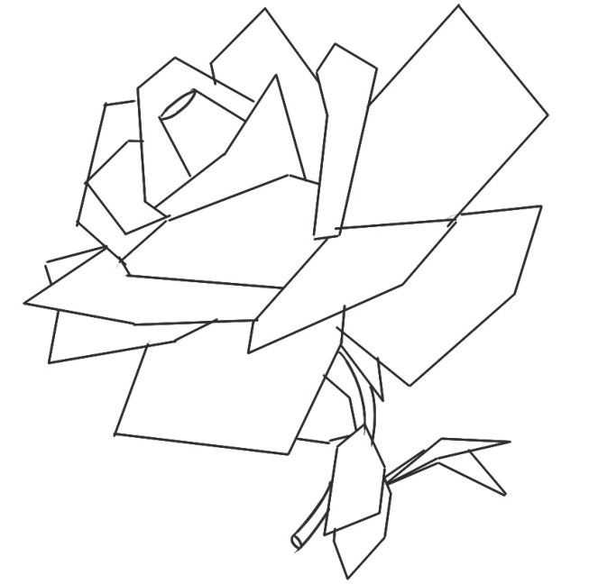 玫瑰花怎么画素描画一朵漂亮的玫瑰花