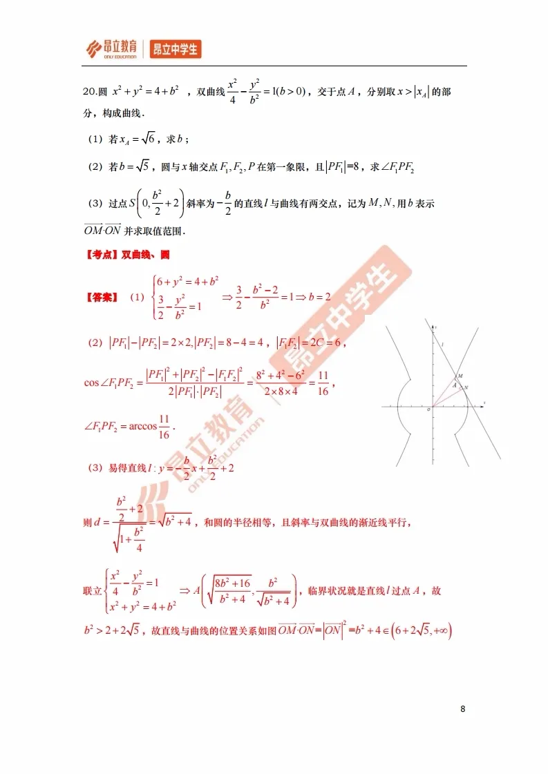 最全 | 2020上海高考数学全卷解析（回忆版）