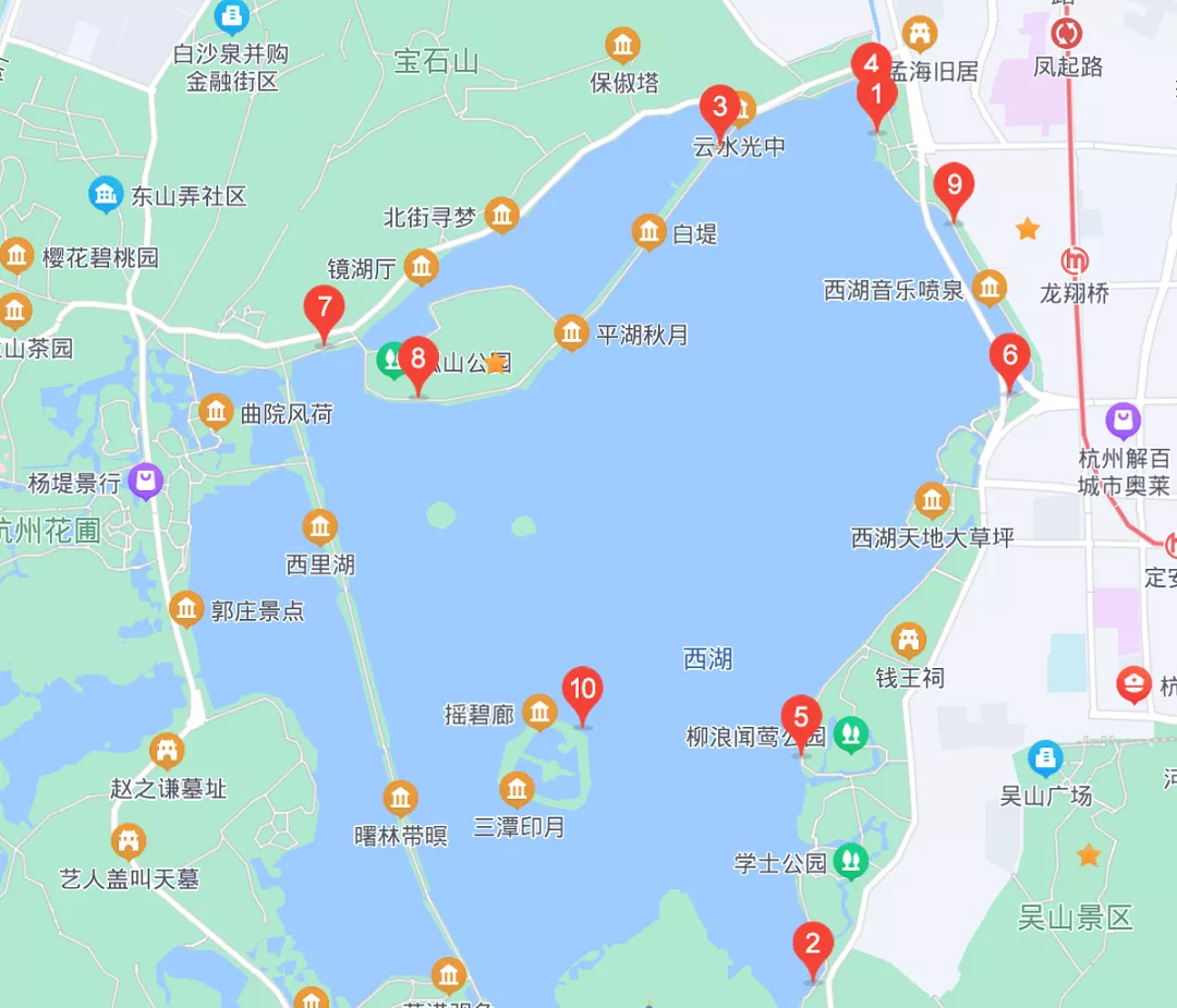 你以为是西湖,并不是真正的西湖