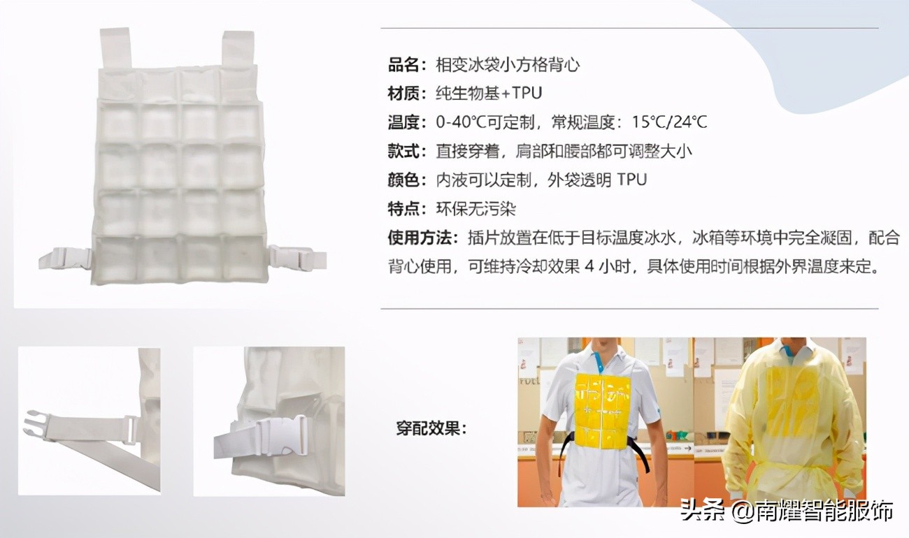 防护服降温背心来了，可连续降温4小时