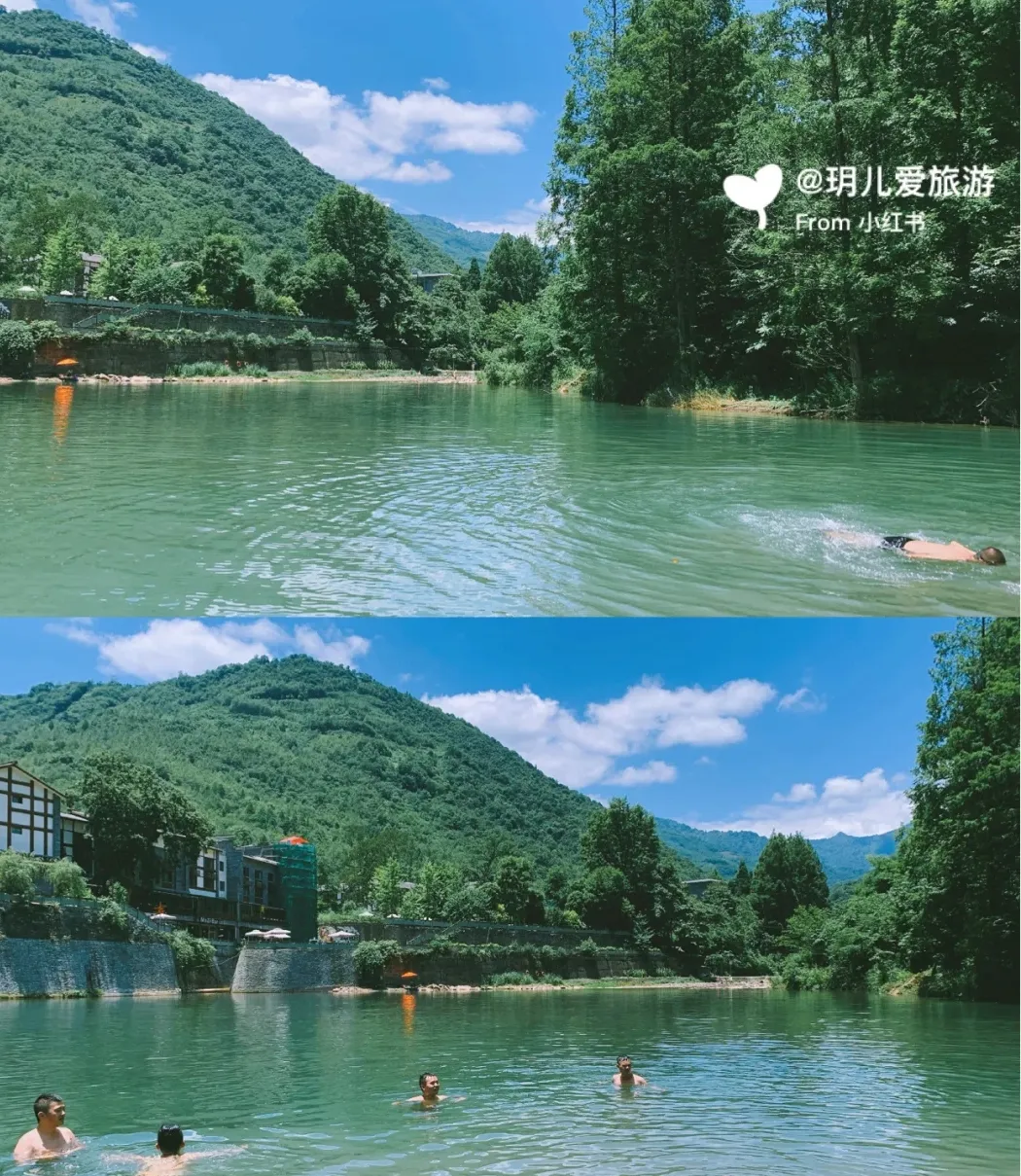 成都1.5刹拢!这个小众森林古镇,清凉耍水、网红拍照、喝茶休闲