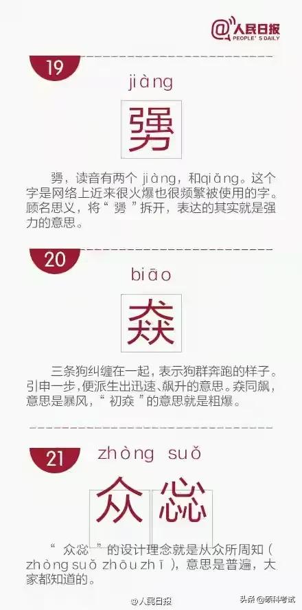 最难认汉字、生僻字和常说又不会写的汉字大全，收藏涨知识
