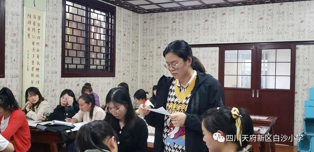 以教研为平台 促进教师专业发展——白沙小学语文教研组展示活动