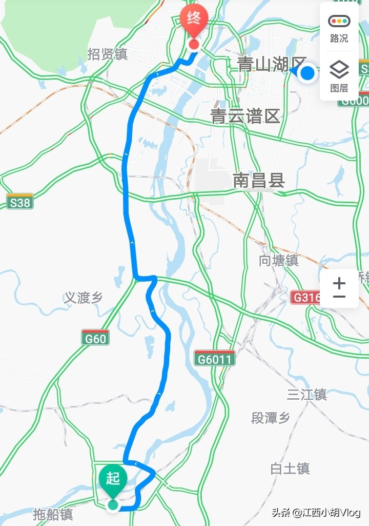 南昌线路最远的一辆公交车168路，全程84.5公里，丰城人民的神车