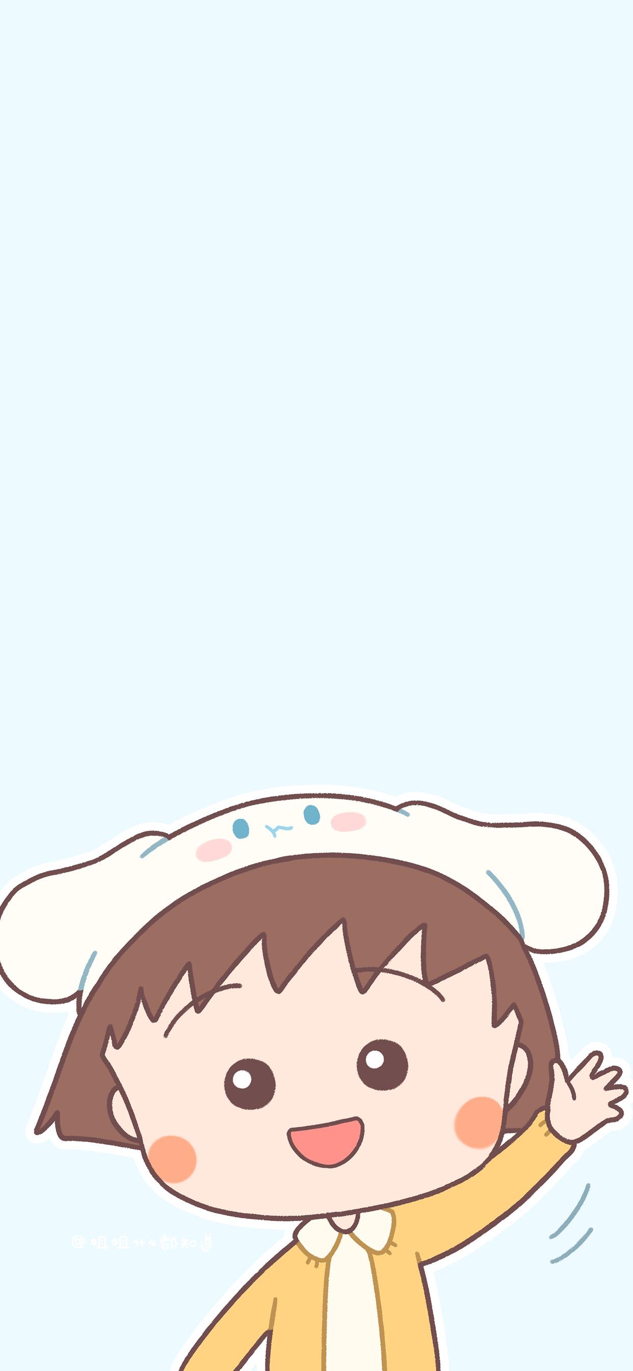 卡通动漫壁纸,樱桃小丸子专场,可爱爆了