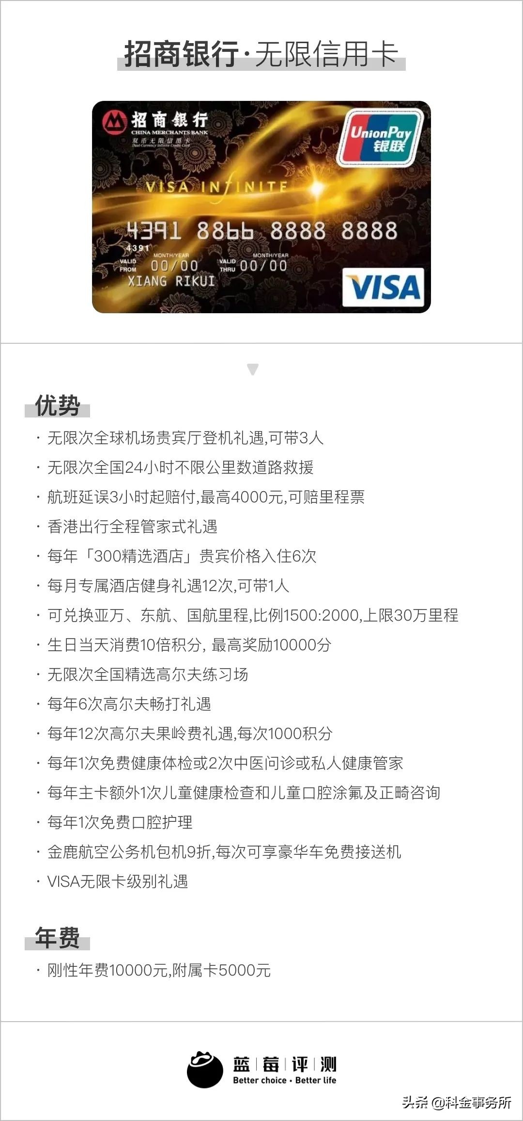 蓝莓评测｜2021年度最佳顶级信用卡