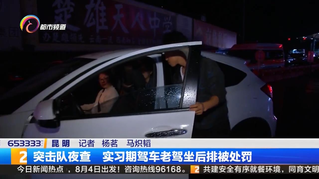 实习期新手开车上高速 陪同老驾坐后座 这么排座交警要处罚