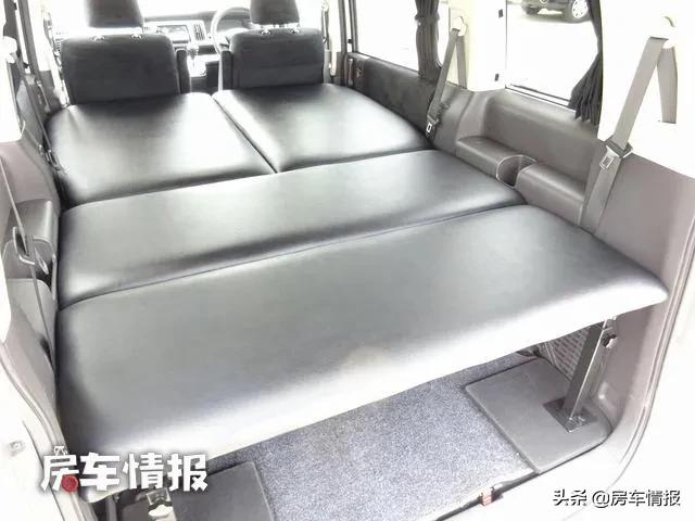 本田MPV变房车，上下班代步能坐7人，周末郊游可供四口人住宿