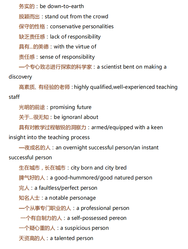 高考英语：10个场景高级词汇短语，考场拒绝词穷！「精品」