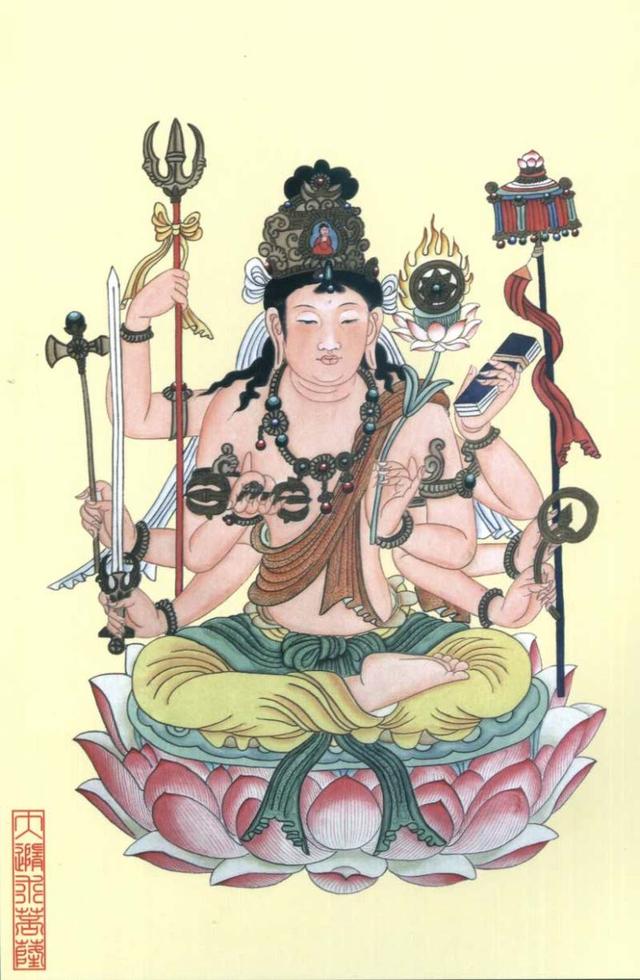 「佛教美术」一组金刚,如来,菩萨画像