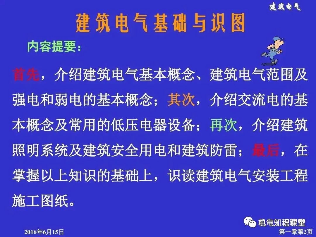 建筑强电和弱电的基础知识与识图（94页PPT详解）