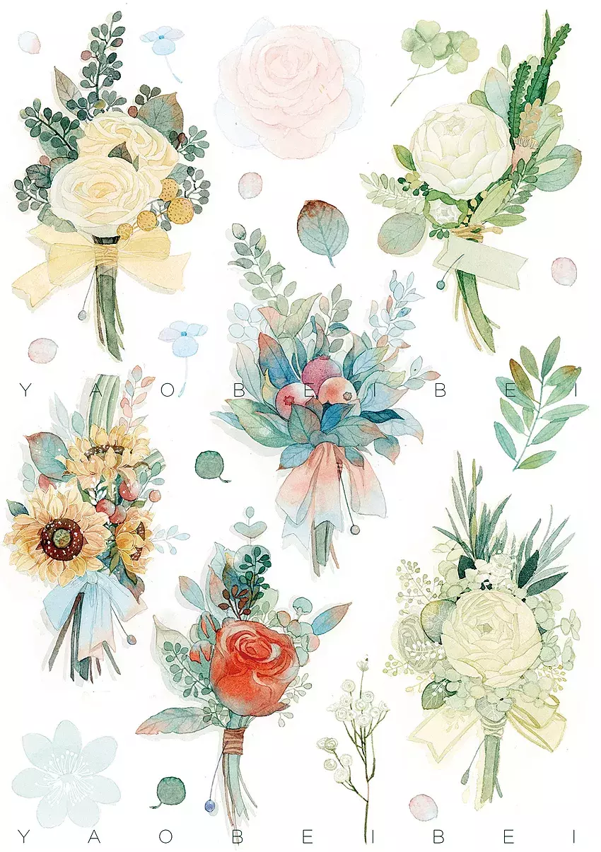 镜花水月，插画师用一支水彩笔画出一个梦想王国！