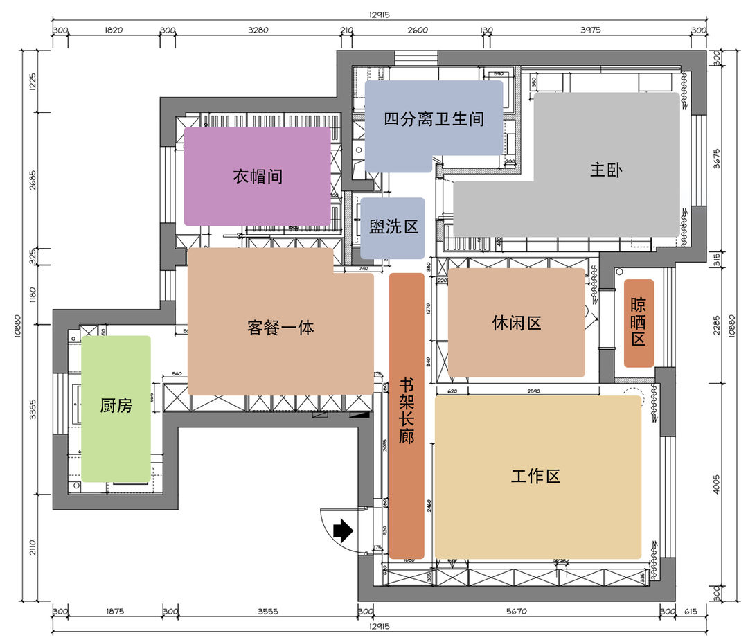 漫画师的家，90㎡职住一体，藏着四千多本漫画书和两千多个手办