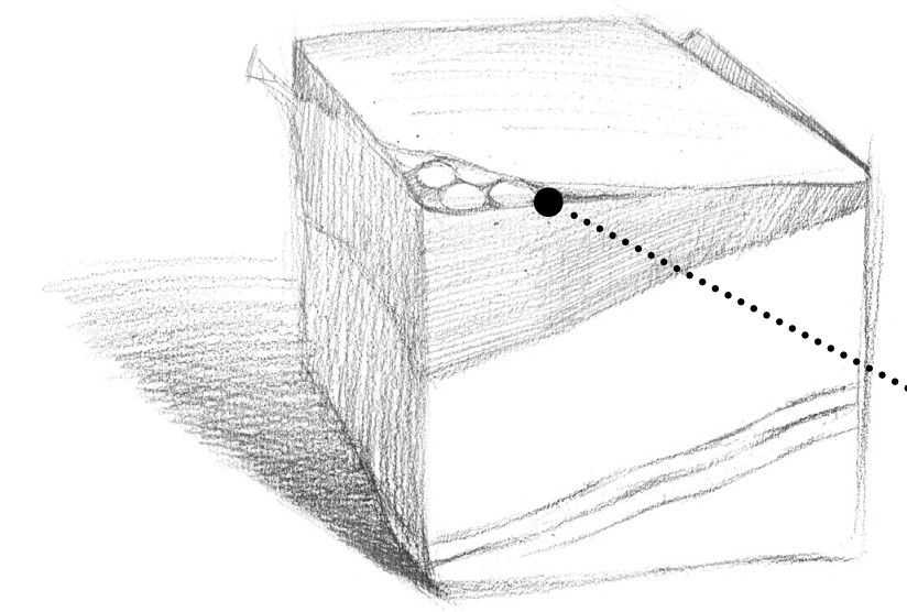 素描入门知识：教你正方体素描画法，学会这些，画正方体很简单